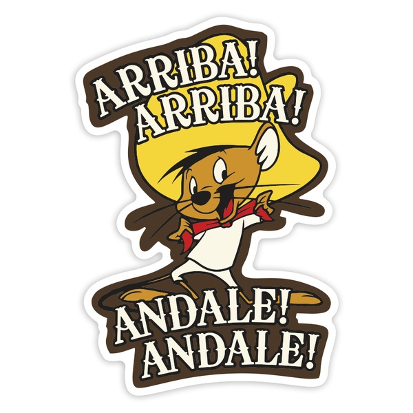 Car & Motorbike Stickers: Speedy Gonzales ¡Ándale Ándale