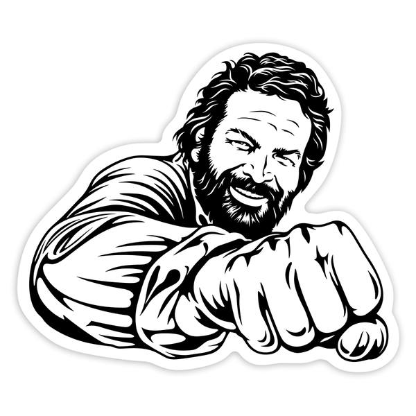 Car & Motorbike Stickers: Bud Spencer Punch