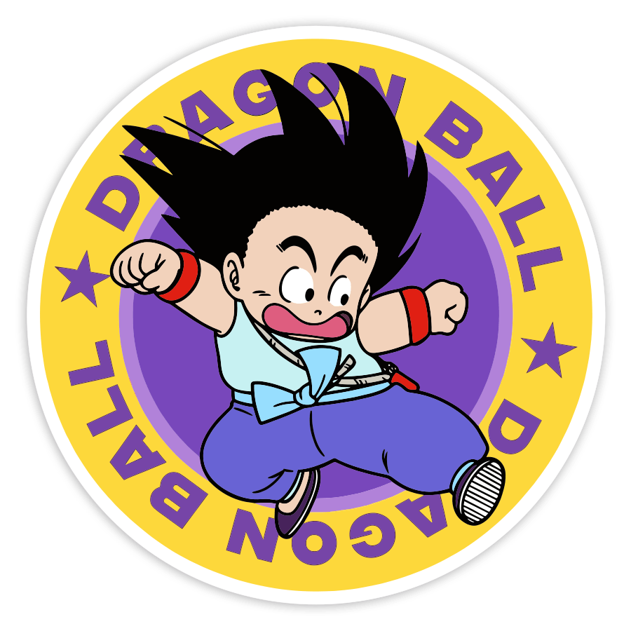 Car & Motorbike Stickers: Dragon Ball Kid Goku