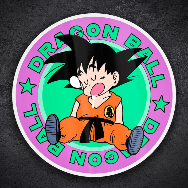 Car & Motorbike Stickers: Dragon Ball Sleeping Goku