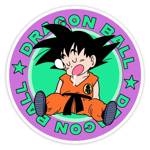 Car & Motorbike Stickers: Dragon Ball Sleeping Goku