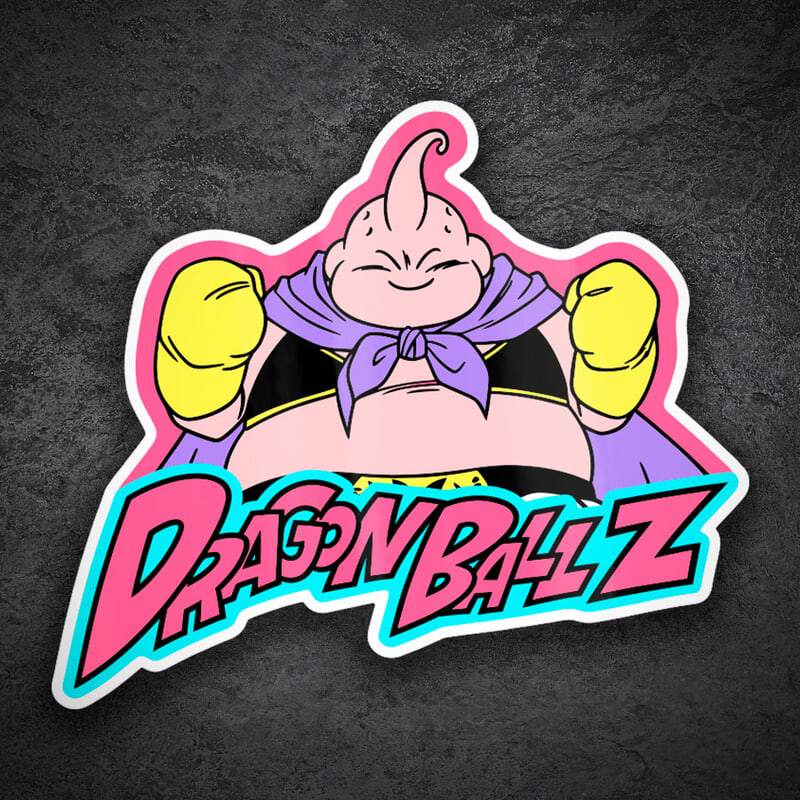 Car & Motorbike Stickers: Dragon Ball Z Majin Buu