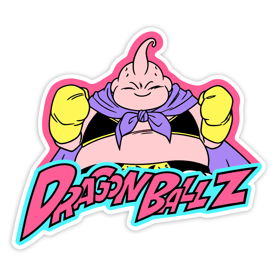 Car & Motorbike Stickers: Dragon Ball Z Majin Buu