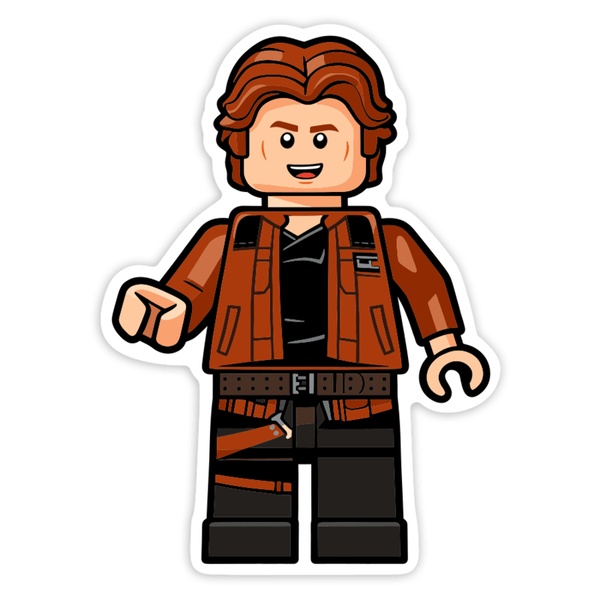 Car & Motorbike Stickers: Lego Star Wars Han Solo