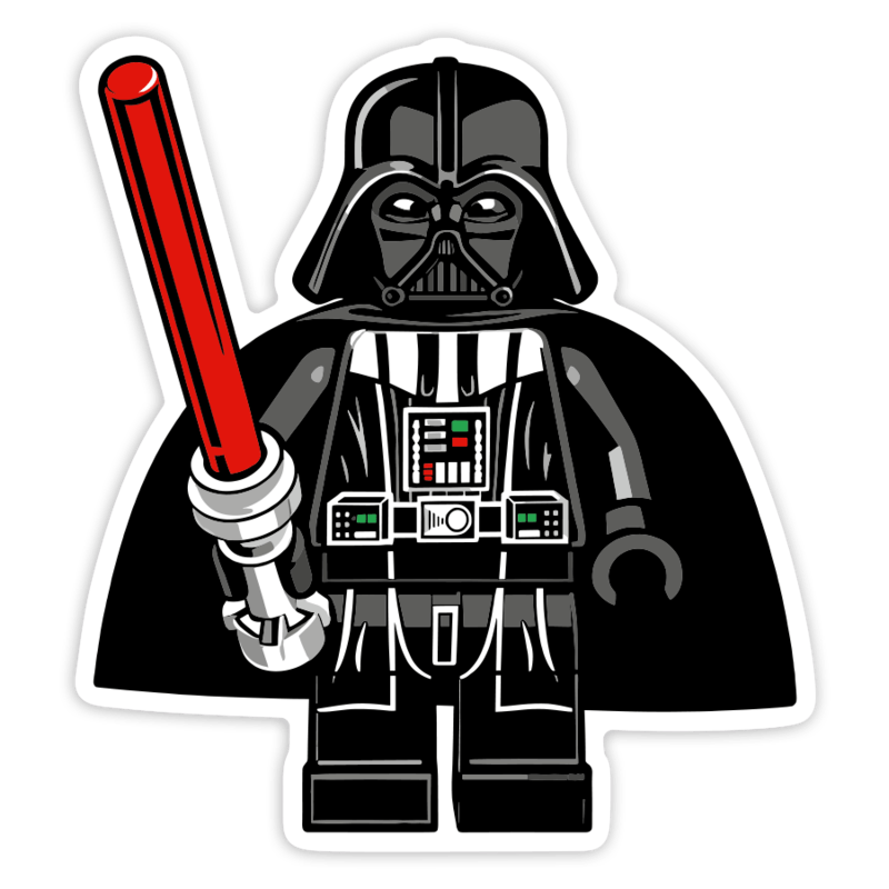 Car & Motorbike Stickers: Lego Star Wars Darth Vader