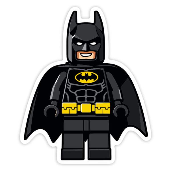 Car & Motorbike Stickers: Lego DC Batman Black Suit