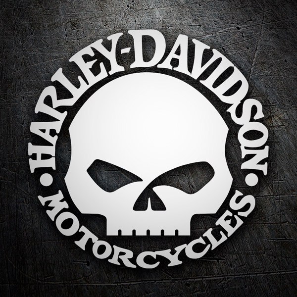 Car & Motorbike Stickers: Harley Davidson Skull