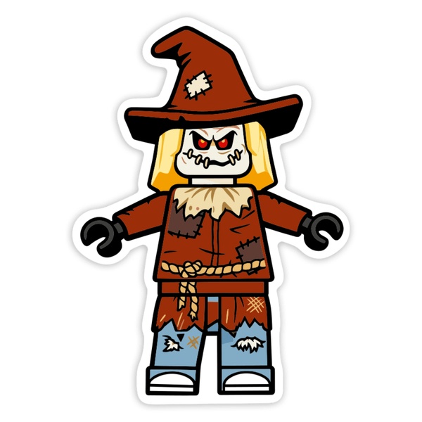 Car & Motorbike Stickers: Lego Haunted Scarecrow