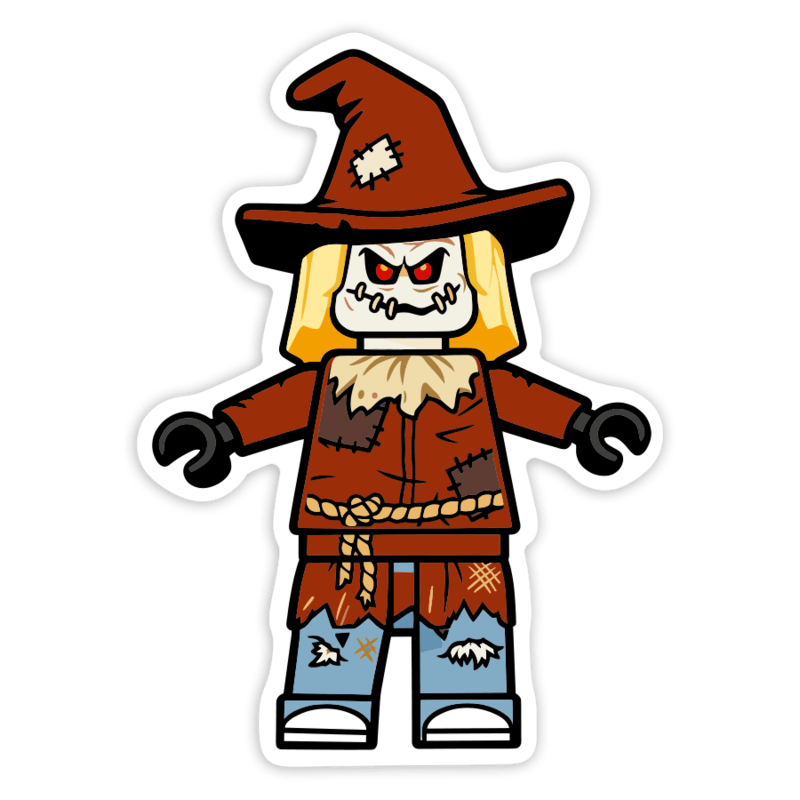 Car & Motorbike Stickers: Lego Haunted Scarecrow