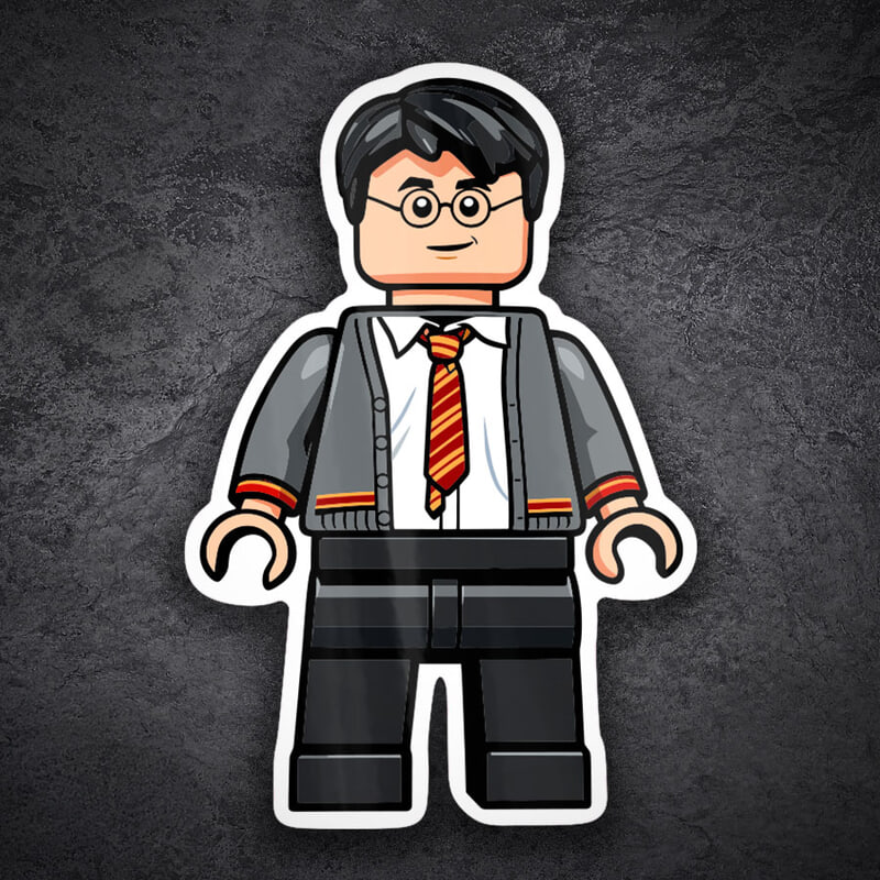 Car & Motorbike Stickers: Lego Harry Potter