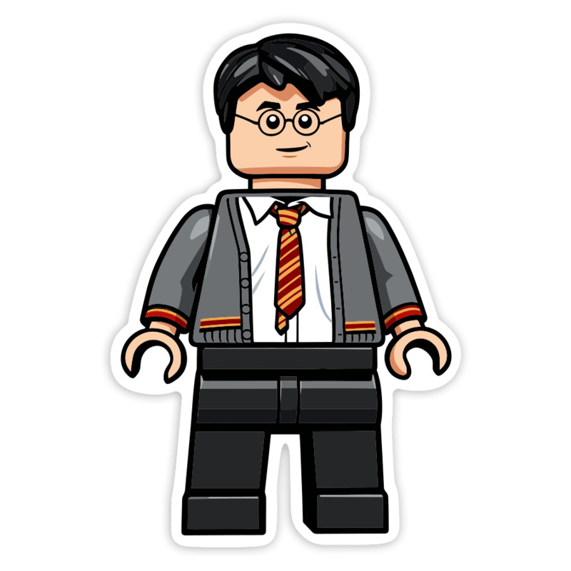 Car & Motorbike Stickers: Lego Harry Potter