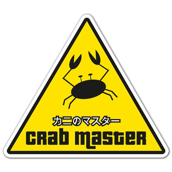 Car & Motorbike Stickers: Crab Master