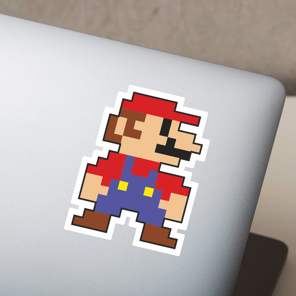 Sticker Mario Bros Pixel | MuralDecal.com