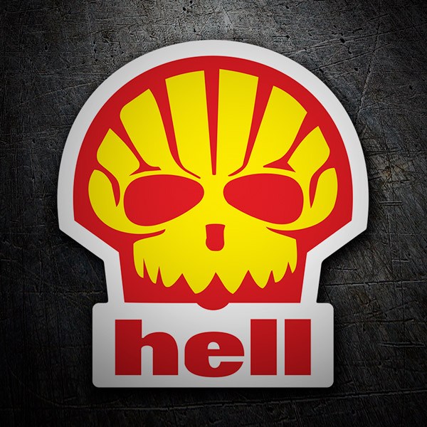 Car & Motorbike Stickers: Infernal skull