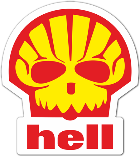 Car & Motorbike Stickers: Infernal skull Dise&ntilde;o Vinilo Decorativo