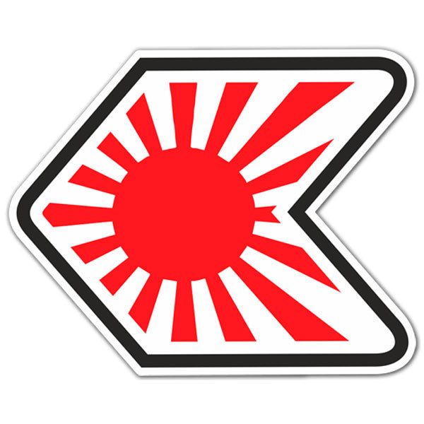 Car & Motorbike Stickers: Japan JDM Rising Sun Badge