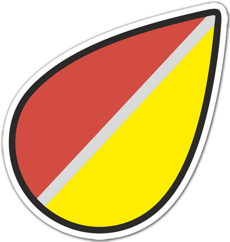 Car & Motorbike Stickers: JDM Koreisha Badge in Drop Shape