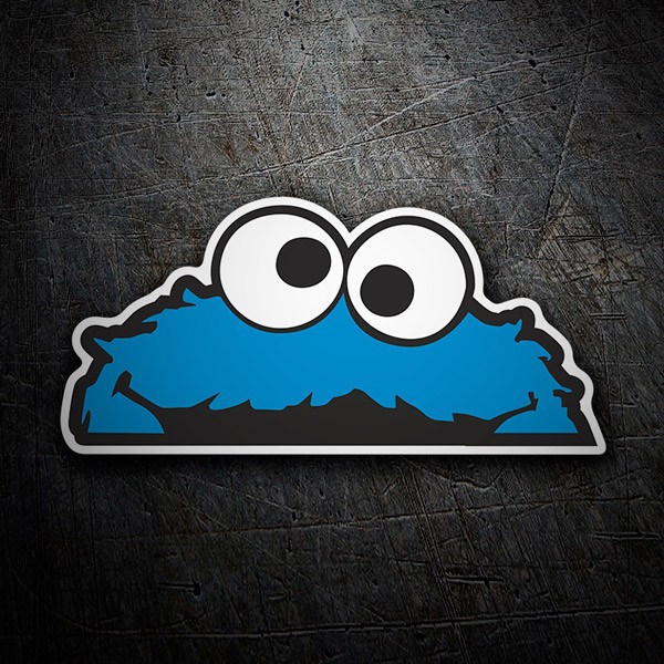Car & Motorbike Stickers: Cookie Monster 