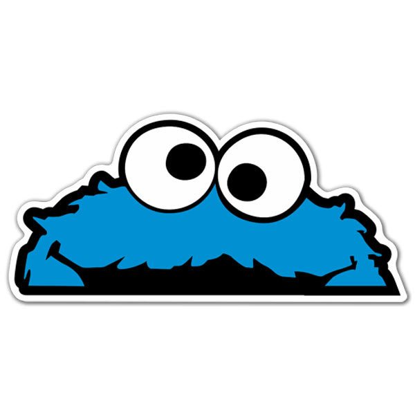 Car & Motorbike Stickers: Cookie Monster 