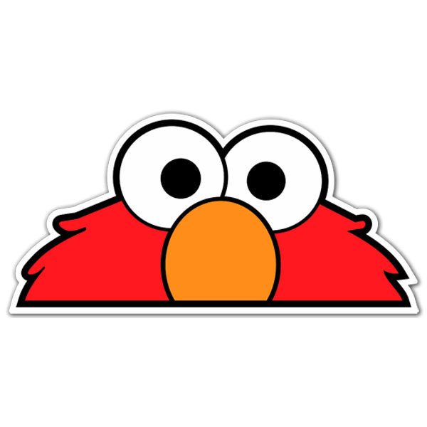 Car & Motorbike Stickers: Elmo