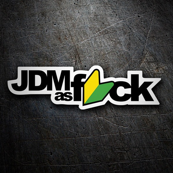 Car & Motorbike Stickers: JDM as Fuck