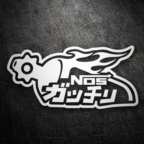 Car & Motorbike Stickers: NOS Nitrous Oxide