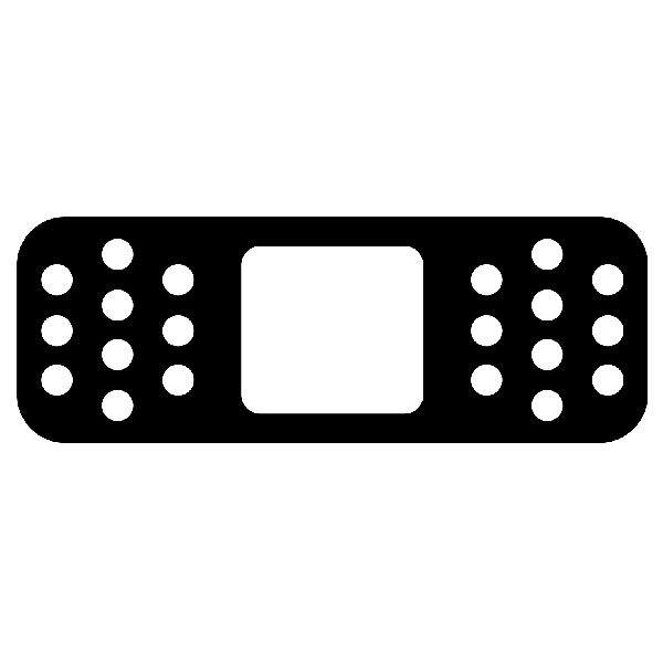 Car & Motorbike Stickers: Band Aid