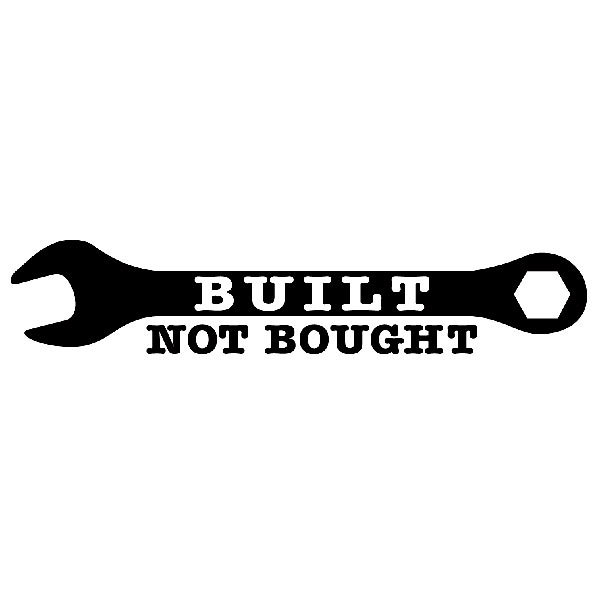 Car & Motorbike Stickers: Built Not Bought