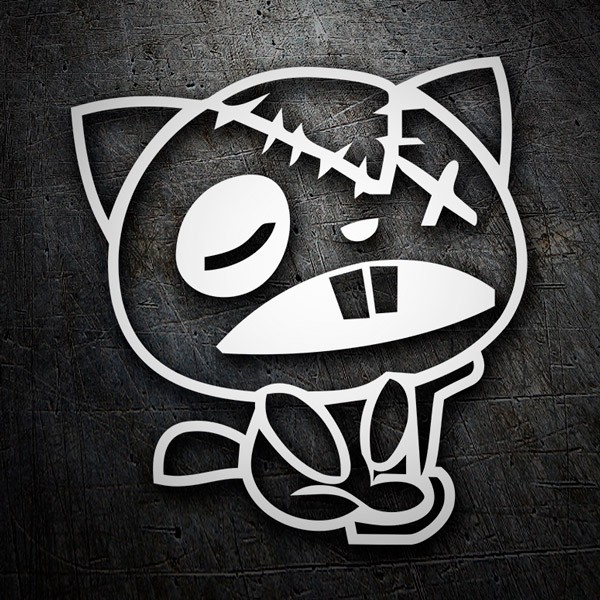 Car & Motorbike Stickers: Drift Kitty