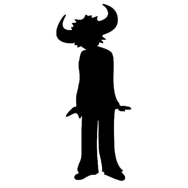 Car & Motorbike Stickers: Buffalo Man Logo by Jamiroquai