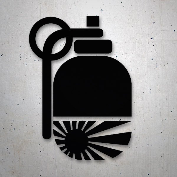 Car & Motorbike Stickers: Japan JMD Grenade