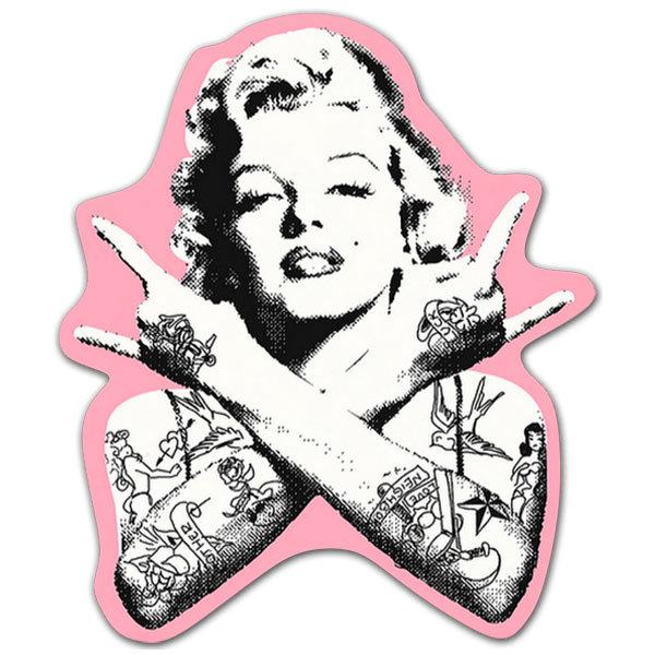 Car & Motorbike Stickers: Marilyn Monroe Punk