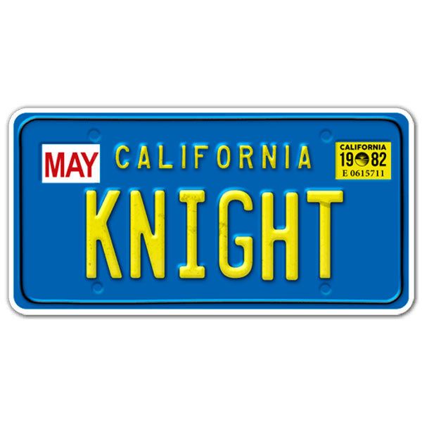 Car & Motorbike Stickers: Knight Rider Car Registration