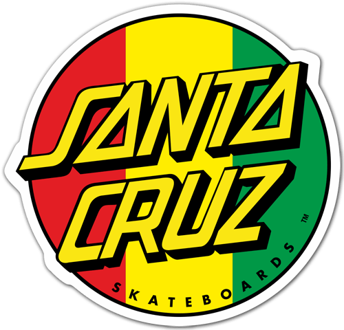 Sticker Santa Cruz Jamaica | MuralDecal.com