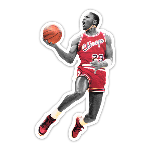 Car & Motorbike Stickers: Michael Jordan (Chicago Bulls)