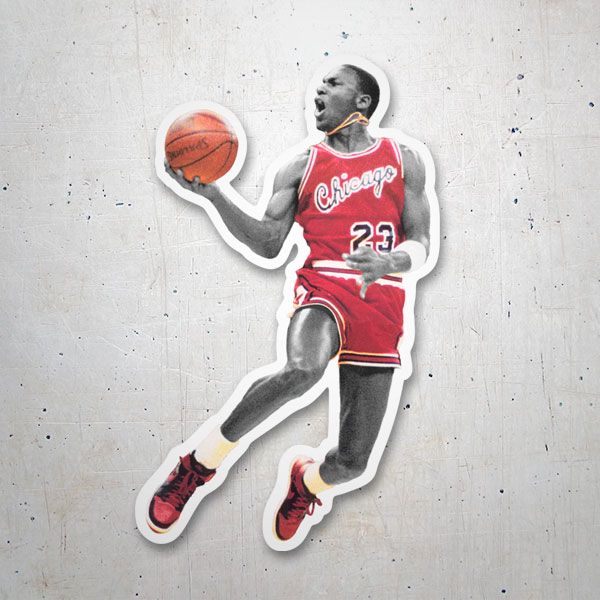 Car & Motorbike Stickers: Michael Jordan (Chicago Bulls)