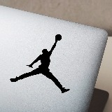 Car & Motorbike Stickers: Silhouette Air Jordan (Nike) 2