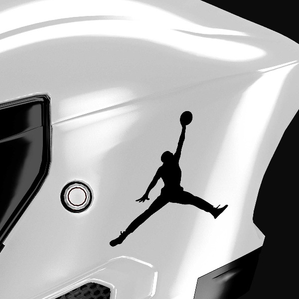 Car & Motorbike Stickers: Silhouette Air Jordan (Nike)