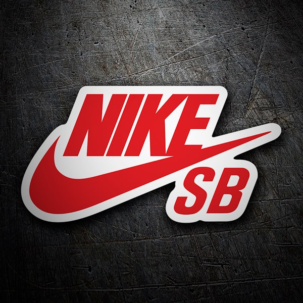 Car & Motorbike Stickers: Nike SB Logo with Swoosh