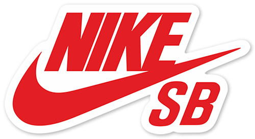Car & Motorbike Stickers: Nike SB Logo with Swoosh