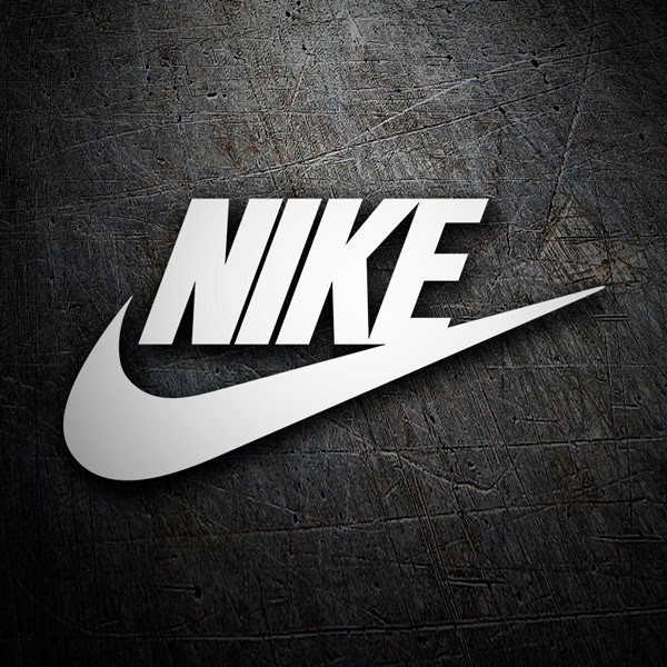Car & Motorbike Stickers: Nike Swoosh with Name
