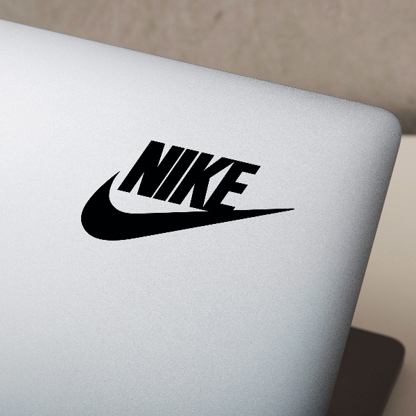 Car & Motorbike Stickers: Nike Swoosh with Name