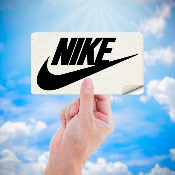 Car & Motorbike Stickers: Nike Swoosh with Name