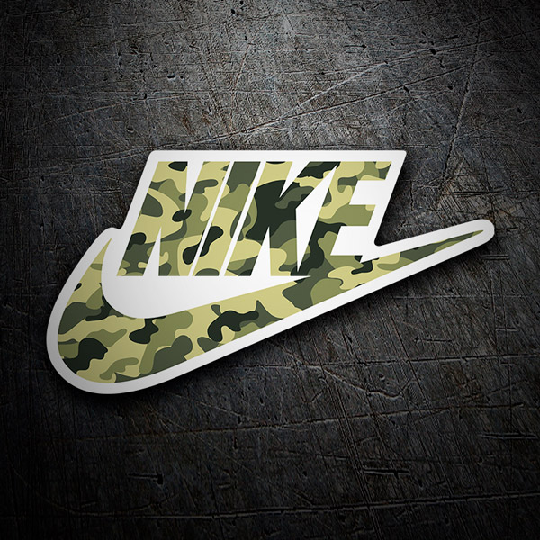 Car & Motorbike Stickers: Nike Camo 1