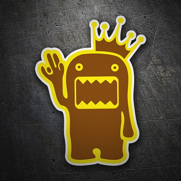 Car & Motorbike Stickers: Domo kun king