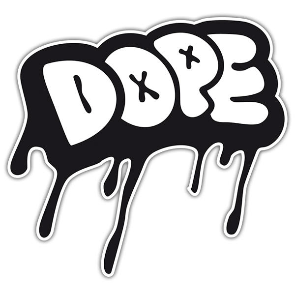 Car & Motorbike Stickers: Dope graffiti