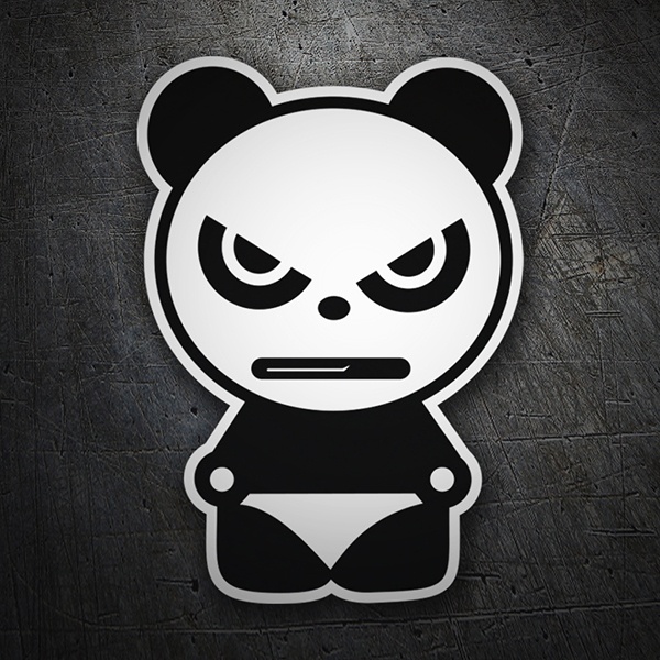 Car & Motorbike Stickers: Angry Panda
