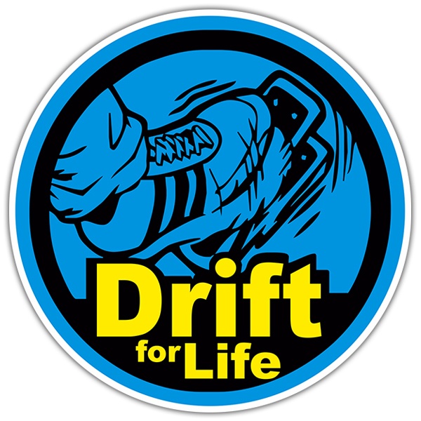 Car & Motorbike Stickers: Drift for Life