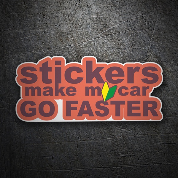 Car & Motorbike Stickers: Make My Car Go Faster