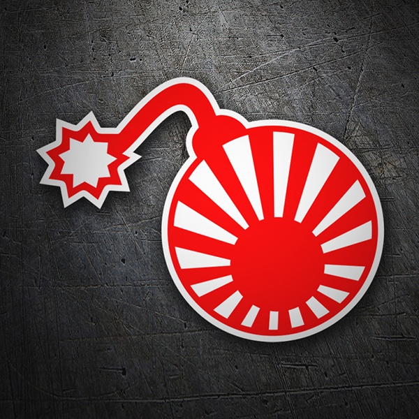 Car & Motorbike Stickers: Bomb Japanese